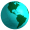 Small Spinning Earth Globe Animation