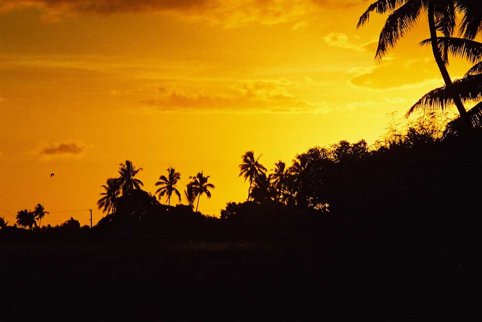 Fiji Sunset.