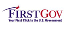 Logo of FirstGov, a U.S. Government website that provides rapid access to government information and services to the public.
