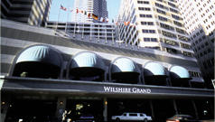 exterior photo of the Wilshire Grand